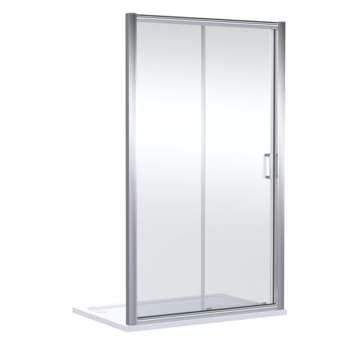 NUIE 1200mm Sliding Shower Door - Chrome