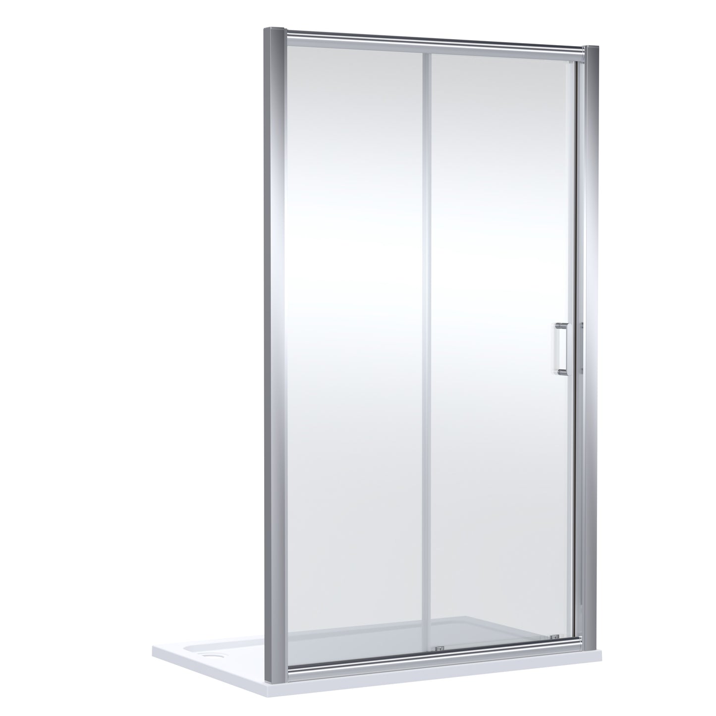 NUIE 1400mm Sliding Shower Door - Chrome