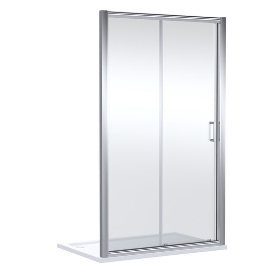 NUIE 1400mm Sliding Shower Door - Chrome