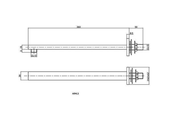 NUIE Wall-Mounted Arm