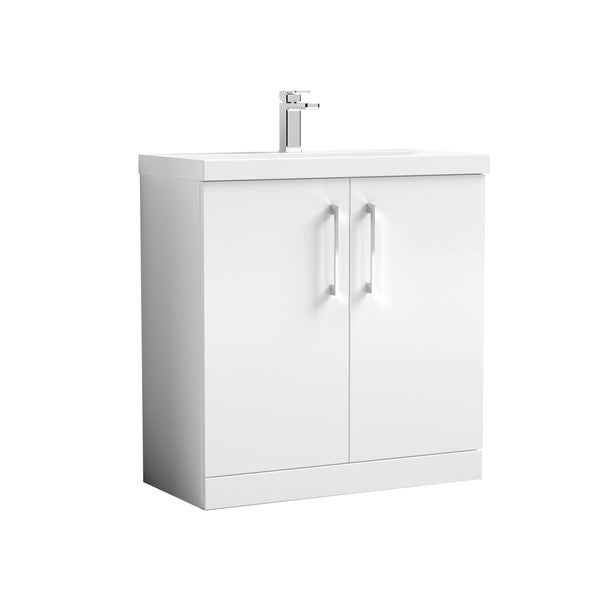 NUIE 800mm Floor Standing 2 Door Vanity & Basin 1