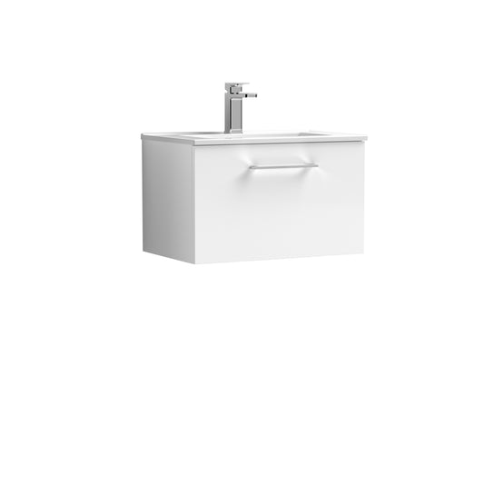 NUIE 600mm Wall Hung 1 Drawer Vanity & Basin 2