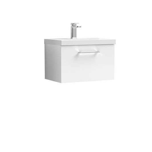 NUIE 600mm Wall Hung 1 Drawer Vanity & Basin 3