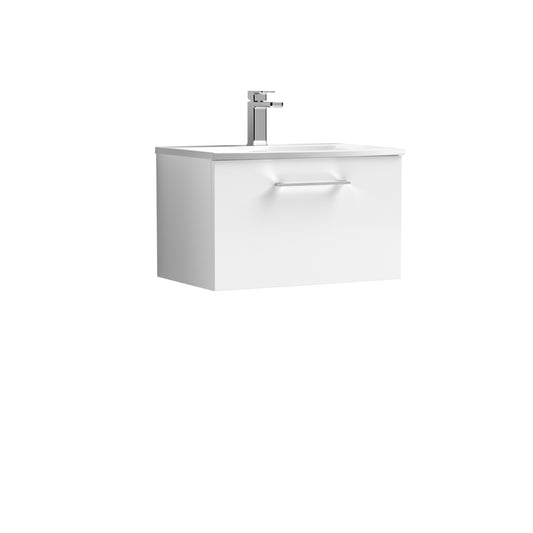 NUIE 600mm Wall Hung 1 Drawer Vanity & Basin 4
