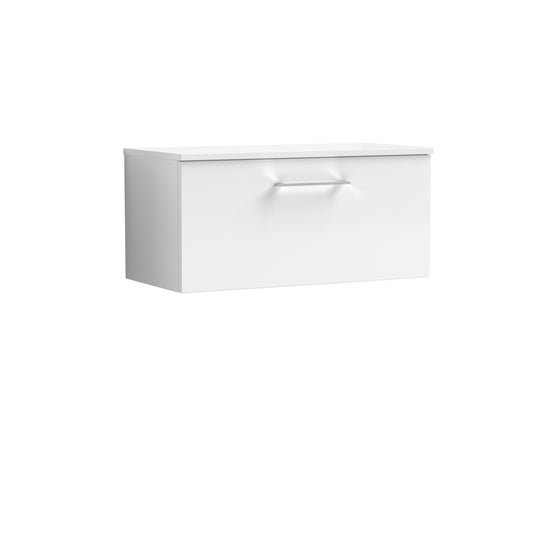 NUIE 800mm Wall Hung 1 Drawer Vanity & Worktop