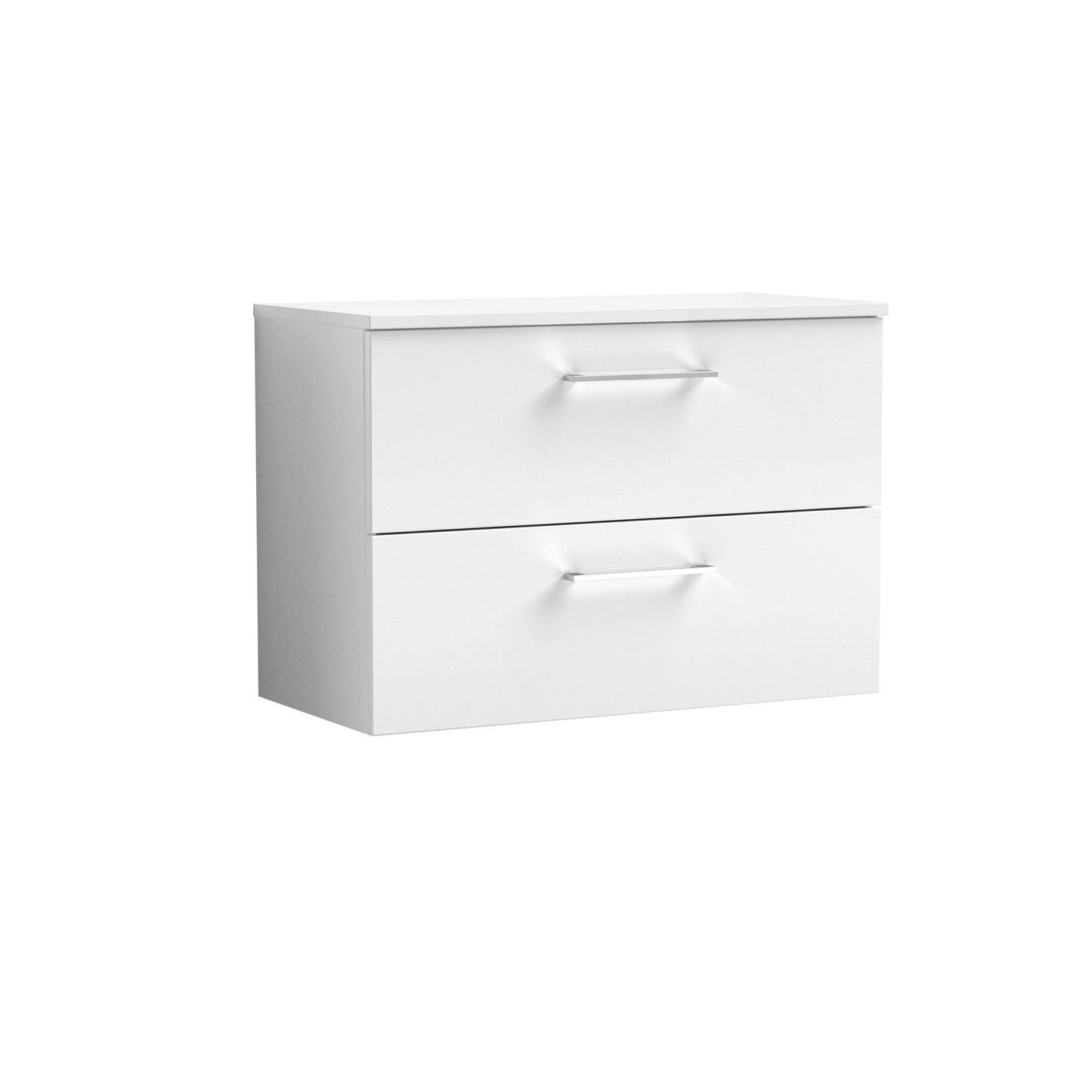 NUIE 800mm Wall Hung 2 Drawer Vanity & Worktop