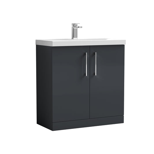 NUIE 800mm Floor Standing 2 Door Vanity & Basin 1