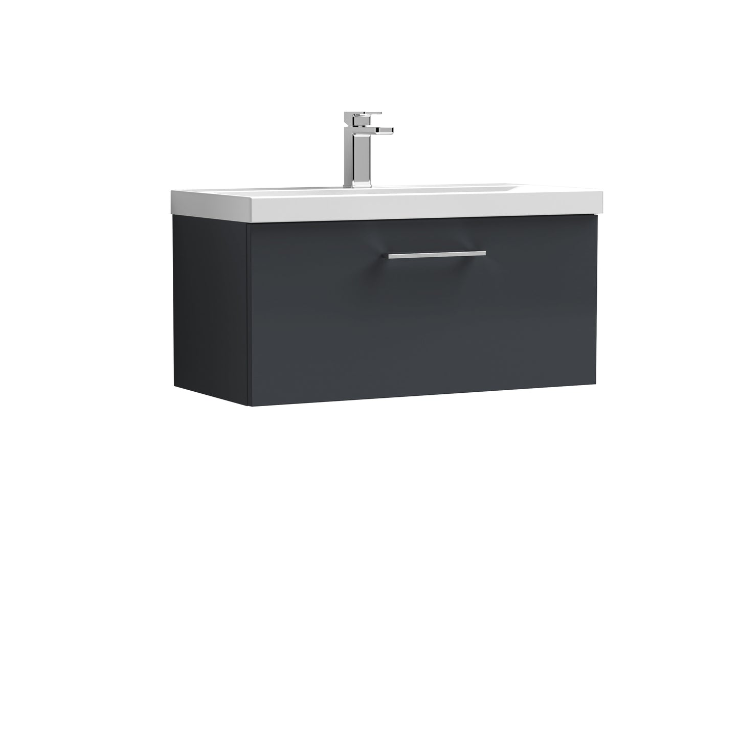 NUIE 800mm Wall Hung 1 Drawer Vanity & Basin 1