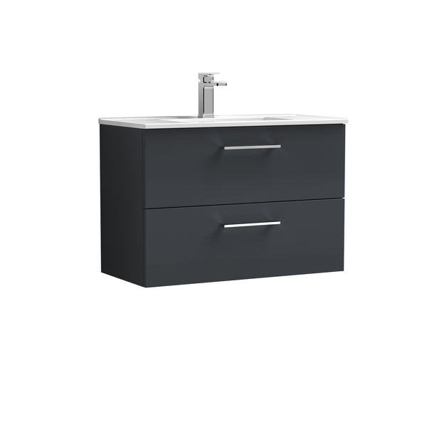 NUIE 800mm Wall Hung 2 Drawer Vanity & Basin 2