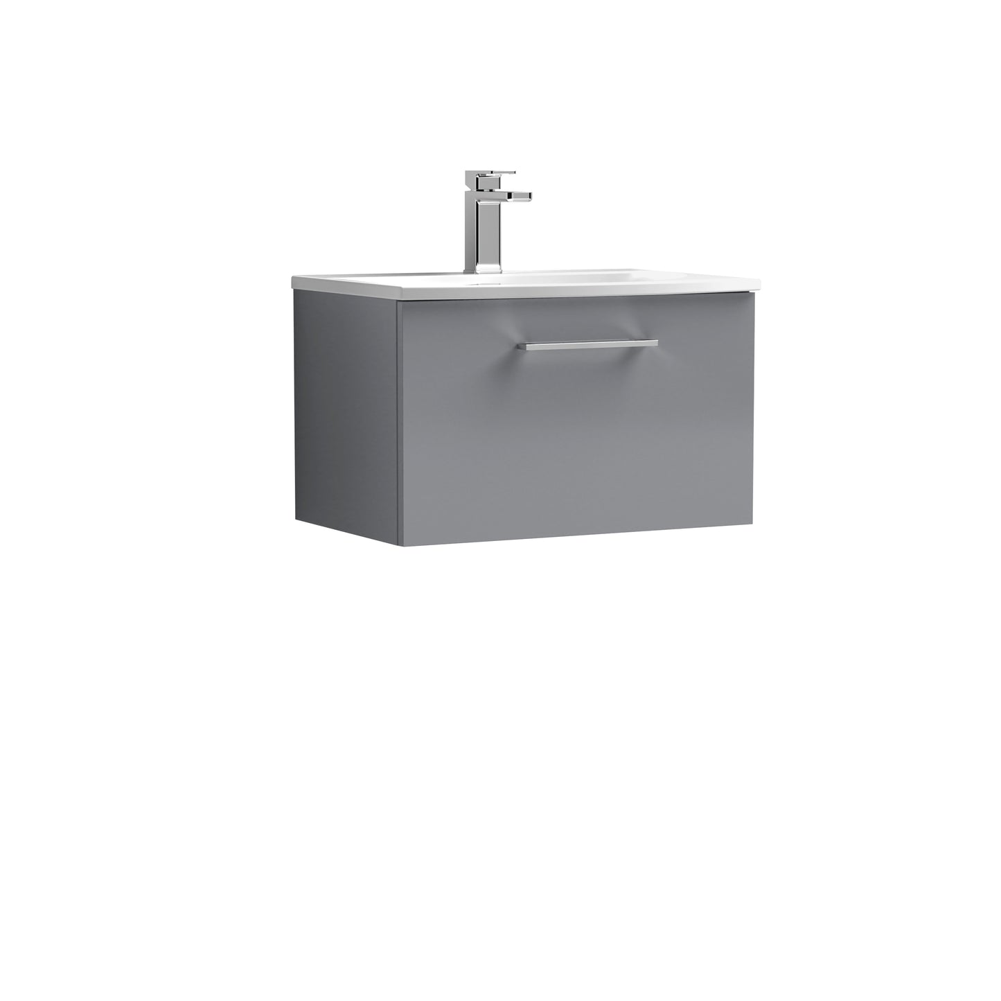 NUIE 600mm Wall Hung 1 Drawer Vanity & Basin 4