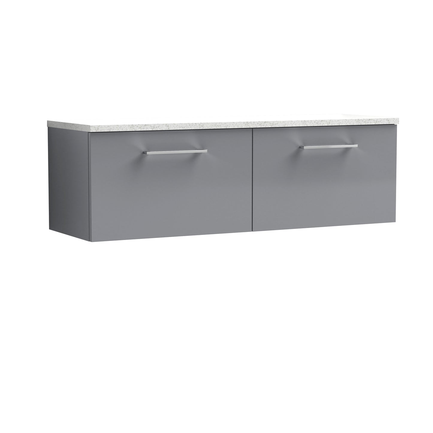 NUIE 1200mm Wall Hung 2-Drawer Vanity & Laminate Worktop