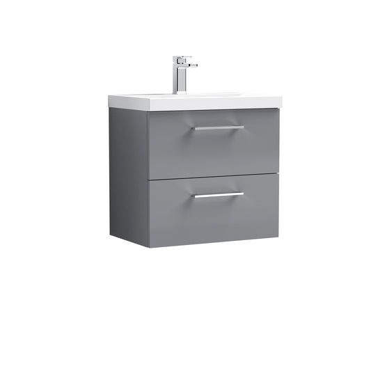 NUIE 600mm Wall Hung 2 Drawer Vanity & Basin 1