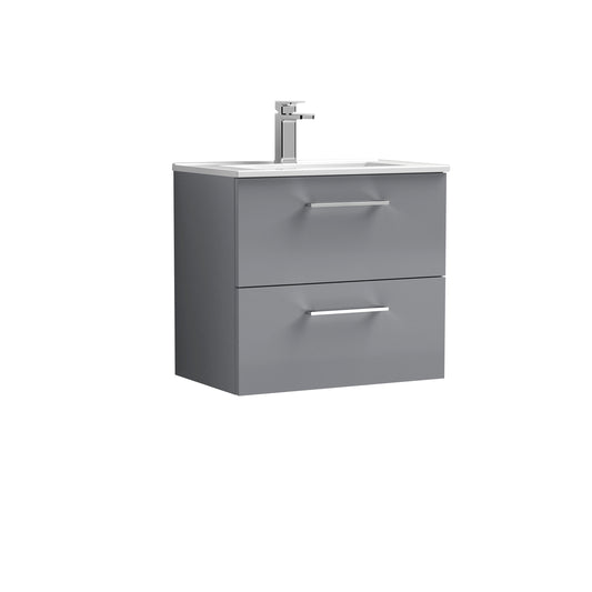 NUIE 600mm Wall Hung 2 Drawer Vanity & Basin 2