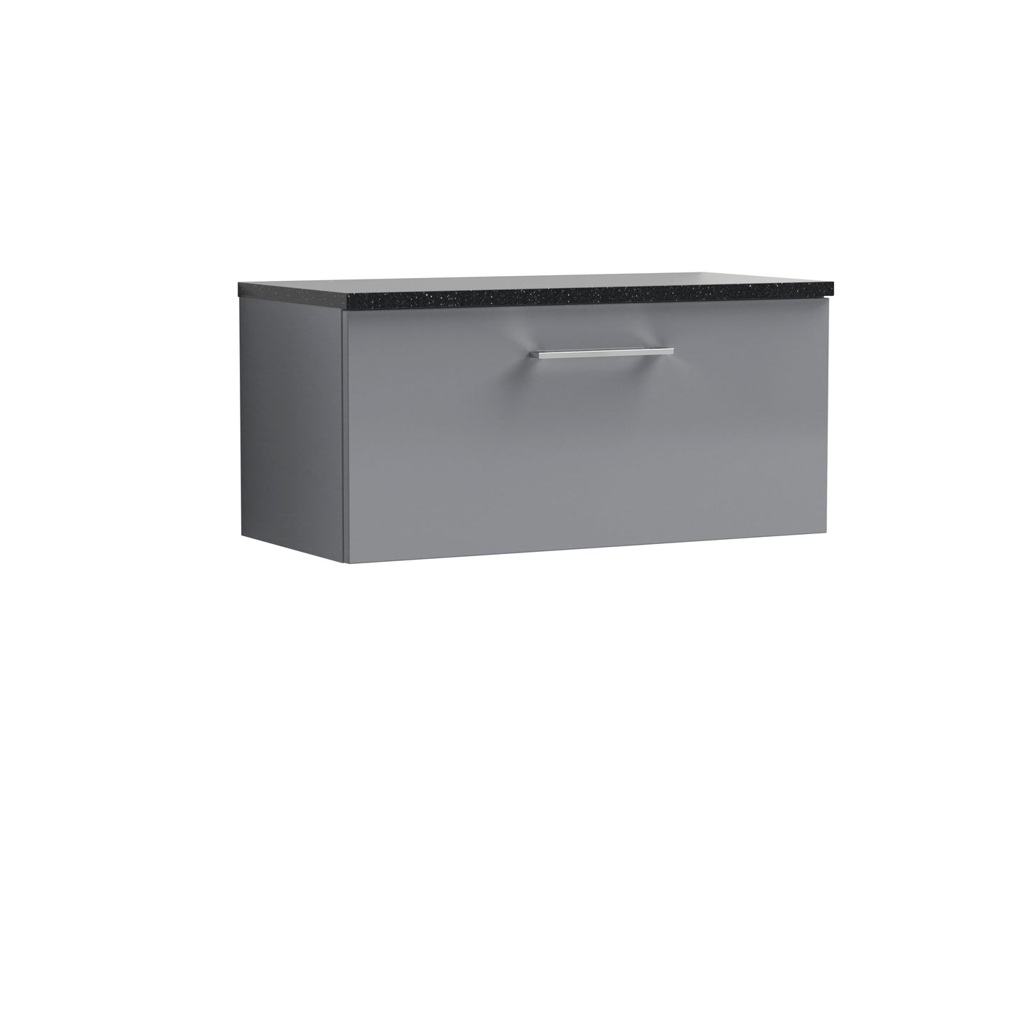 NUIE 800mm Wall Hung 1 Drawer Vanity & Laminate Top