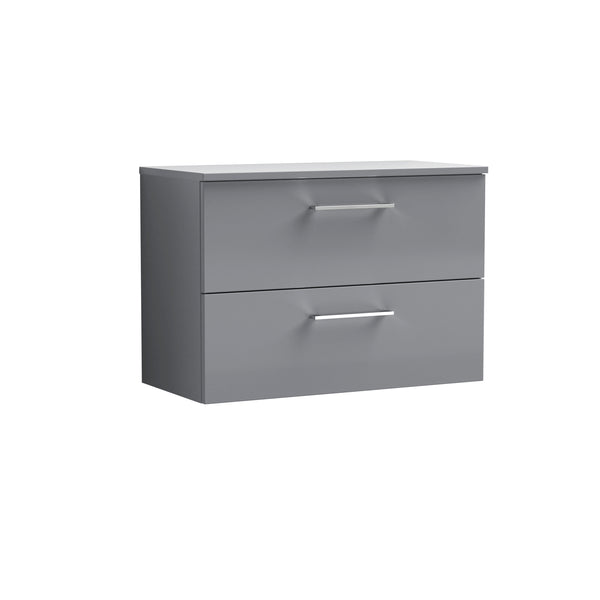NUIE 800mm Wall Hung 2 Drawer Vanity & Worktop