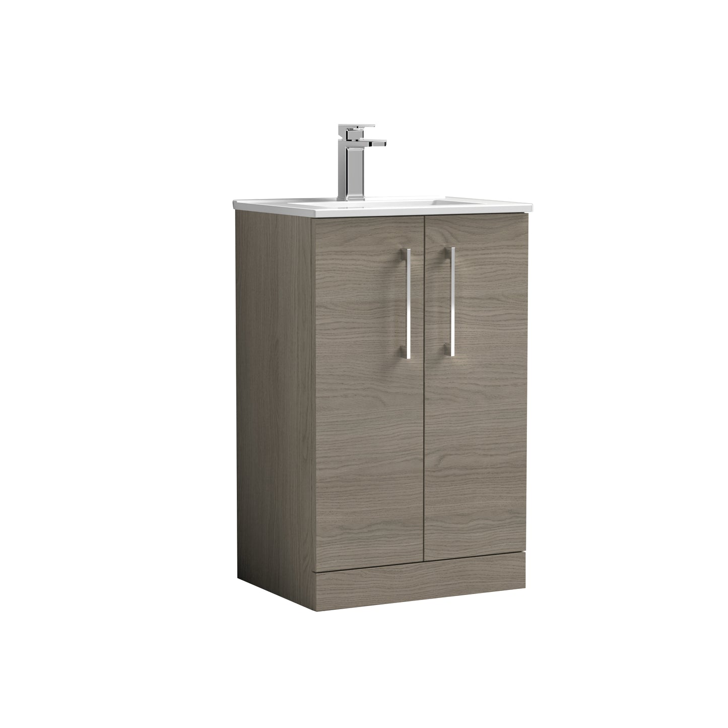 NUIE 500mm Floor Standing 2 Door Vanity & Basin 2