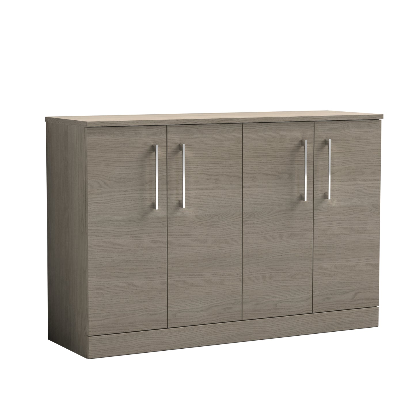 NUIE 1200mm Floor Standing 4 Door Vanity & Worktop