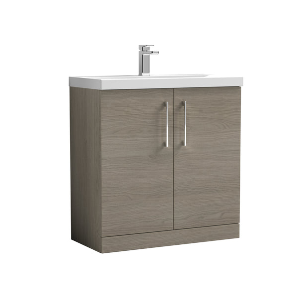 NUIE 800mm Floor Standing 2 Door Vanity & Basin 3