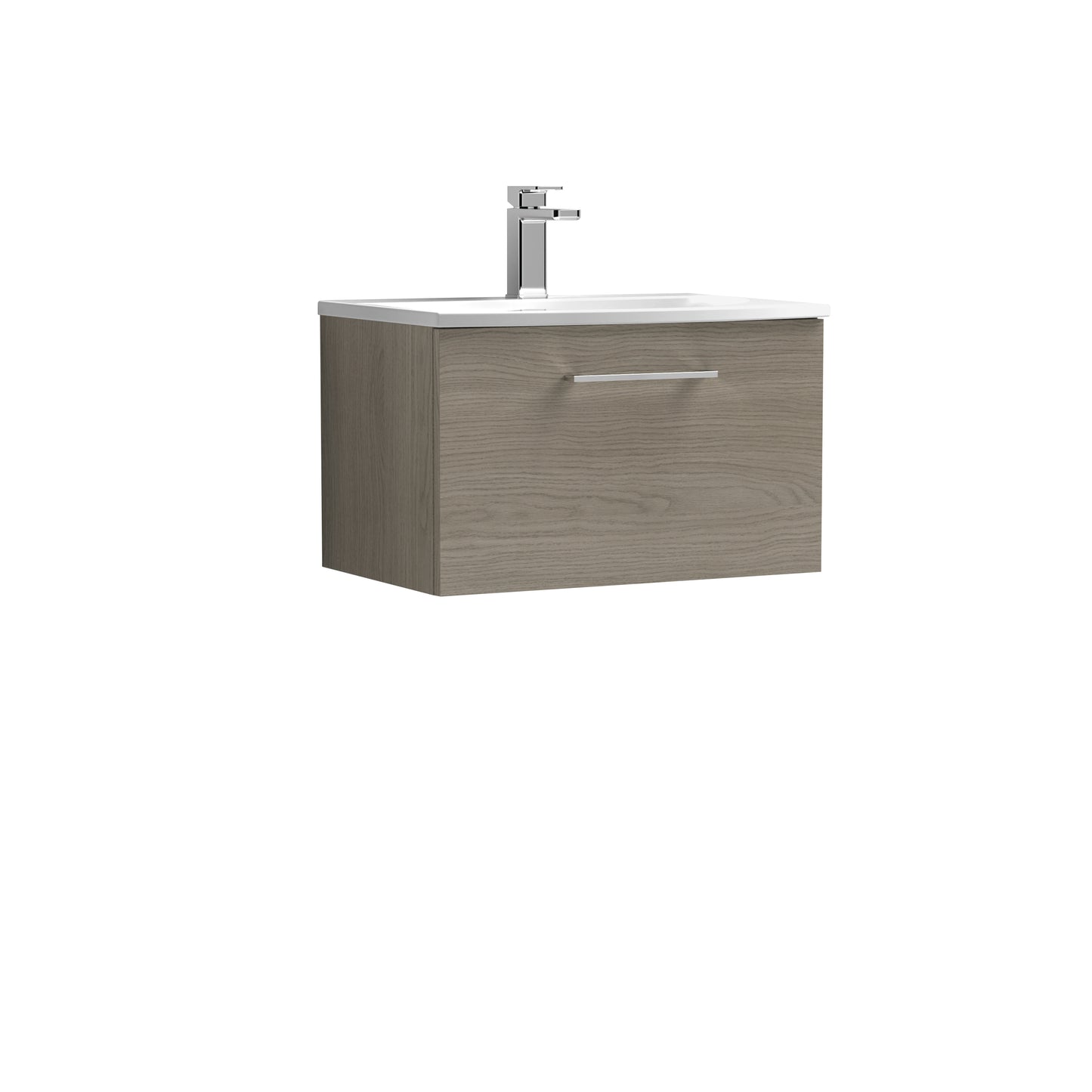 NUIE 600mm Wall Hung 1 Drawer Vanity & Basin 4