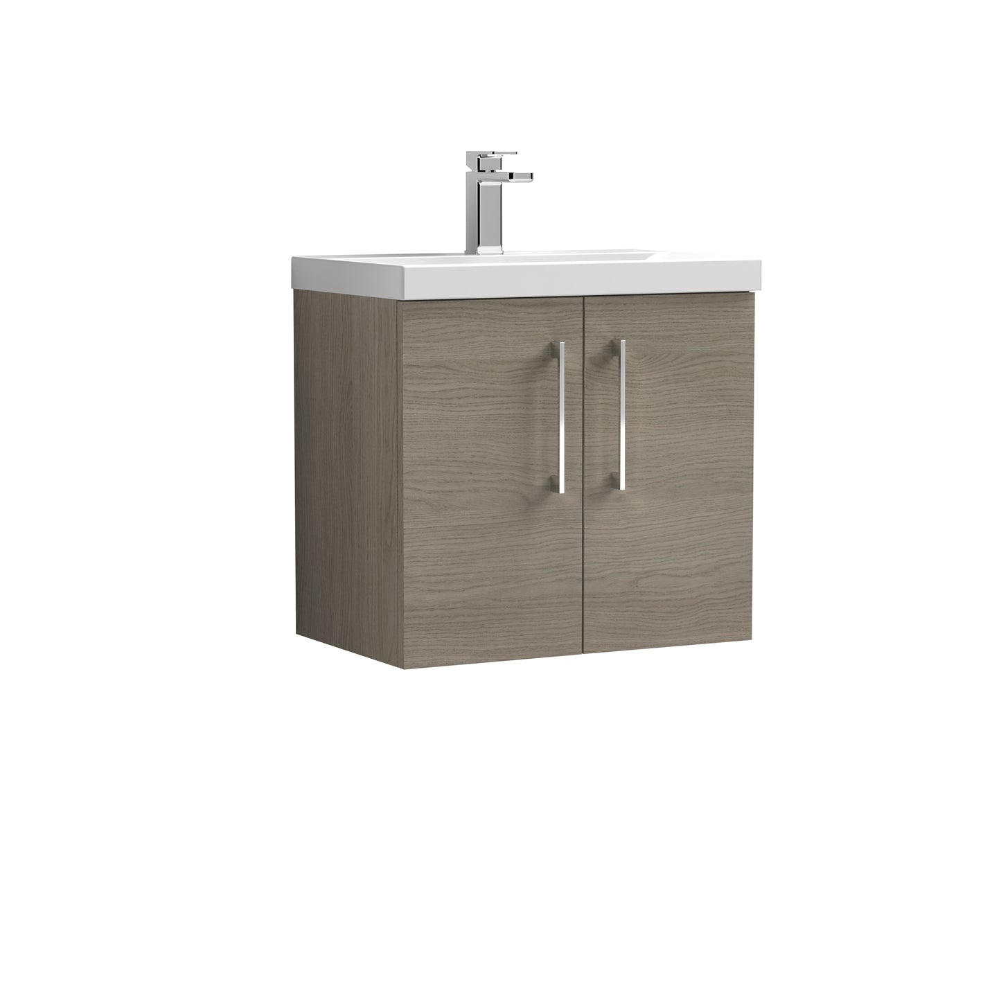 NUIE 600mm Wall Hung 2 Door Vanity & Basin 1