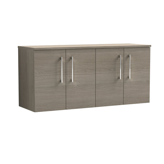 NUIE 1200mm Wall Hung 4 Door Vanity & Worktop