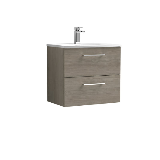 NUIE 600mm Wall Hung 2 Drawer Vanity & Basin 4