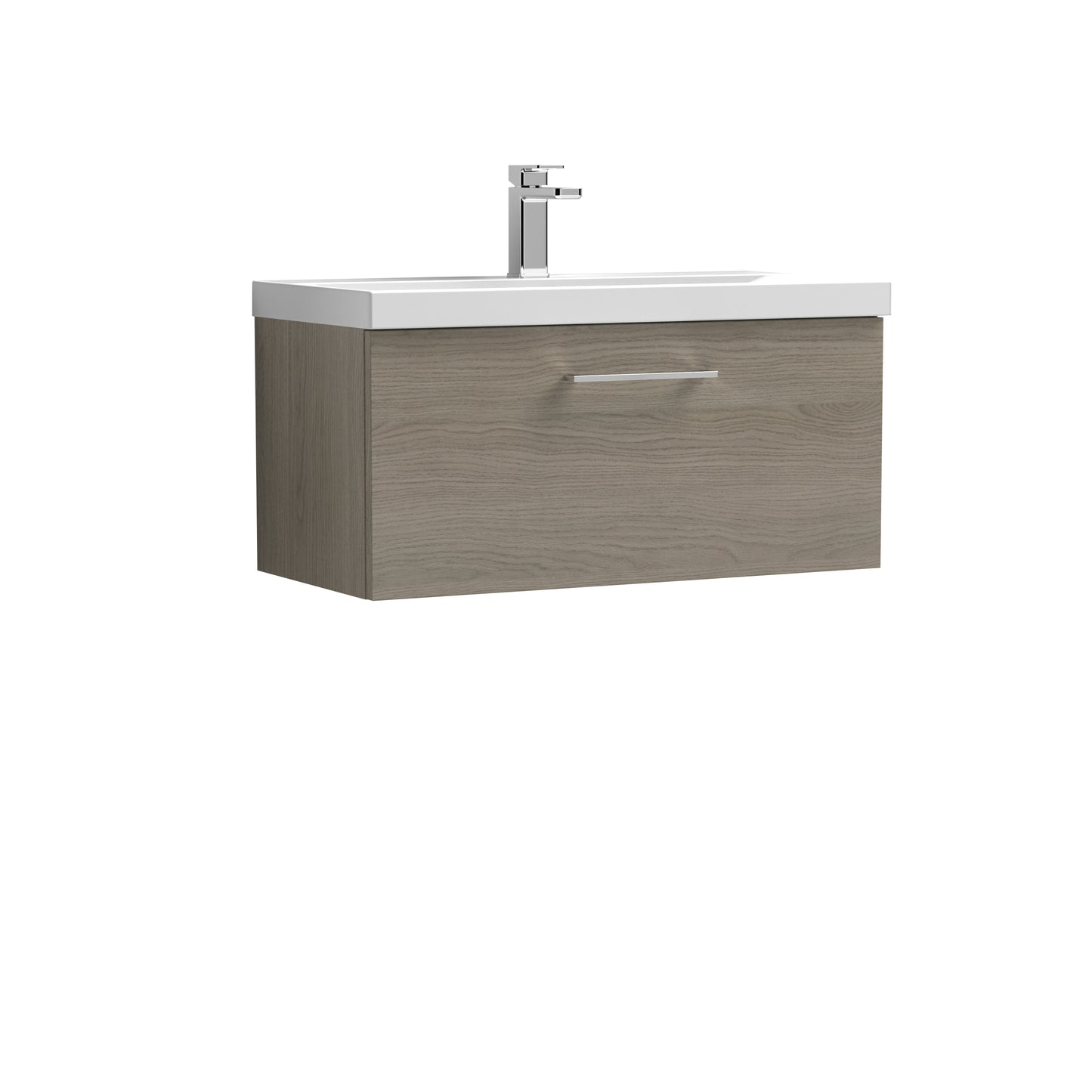 NUIE 800mm Wall Hung 1 Drawer Vanity & Basin 1