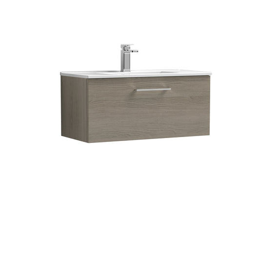 NUIE 800mm Wall Hung 1 Drawer Vanity & Basin 2