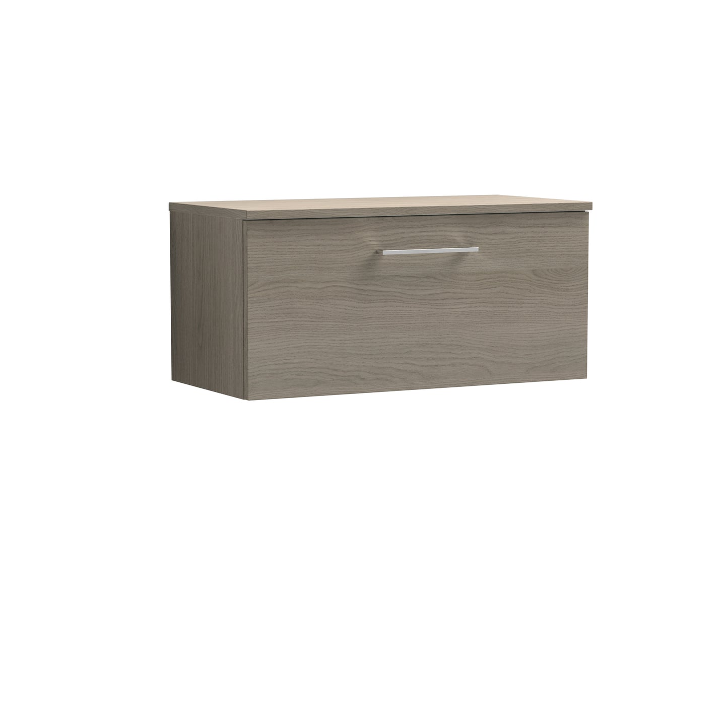 NUIE 800mm Wall Hung 1 Drawer Vanity & Worktop
