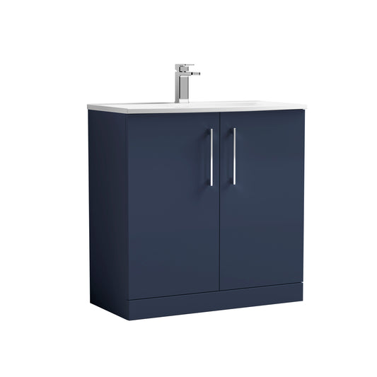 NUIE 800mm Floor Standing 2-Door Vanity & Basin 4