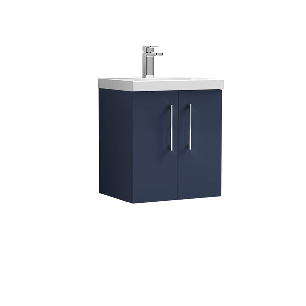 NUIE 500mm Wall Hung 2-Door Vanity & Basin 1
