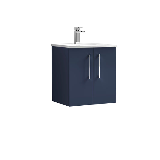 NUIE 500mm Wall Hung 2-Door Vanity & Basin 4