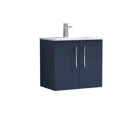 NUIE 600mm Wall Hung 2-Door Vanity & Basin 2