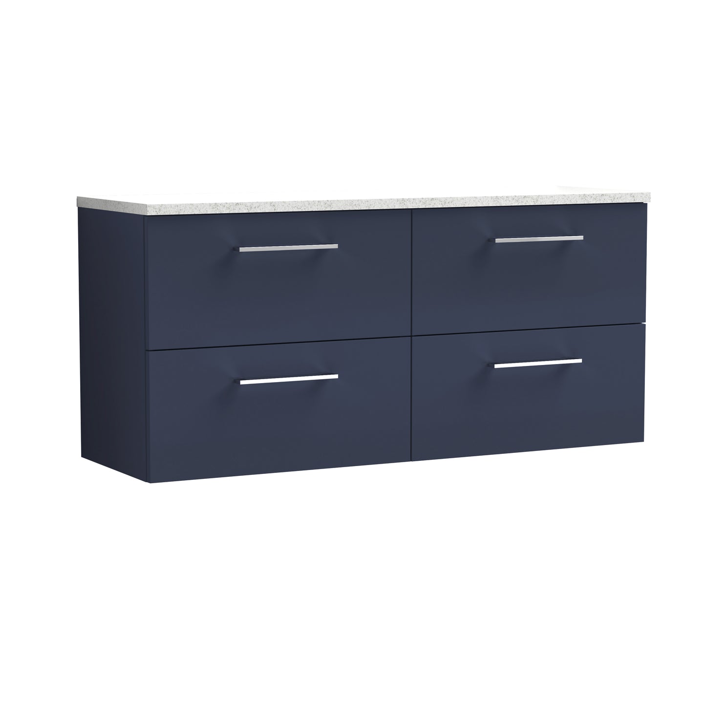 NUIE 1200mm Wall Hung 4-Drawer Vanity & Laminate Worktop