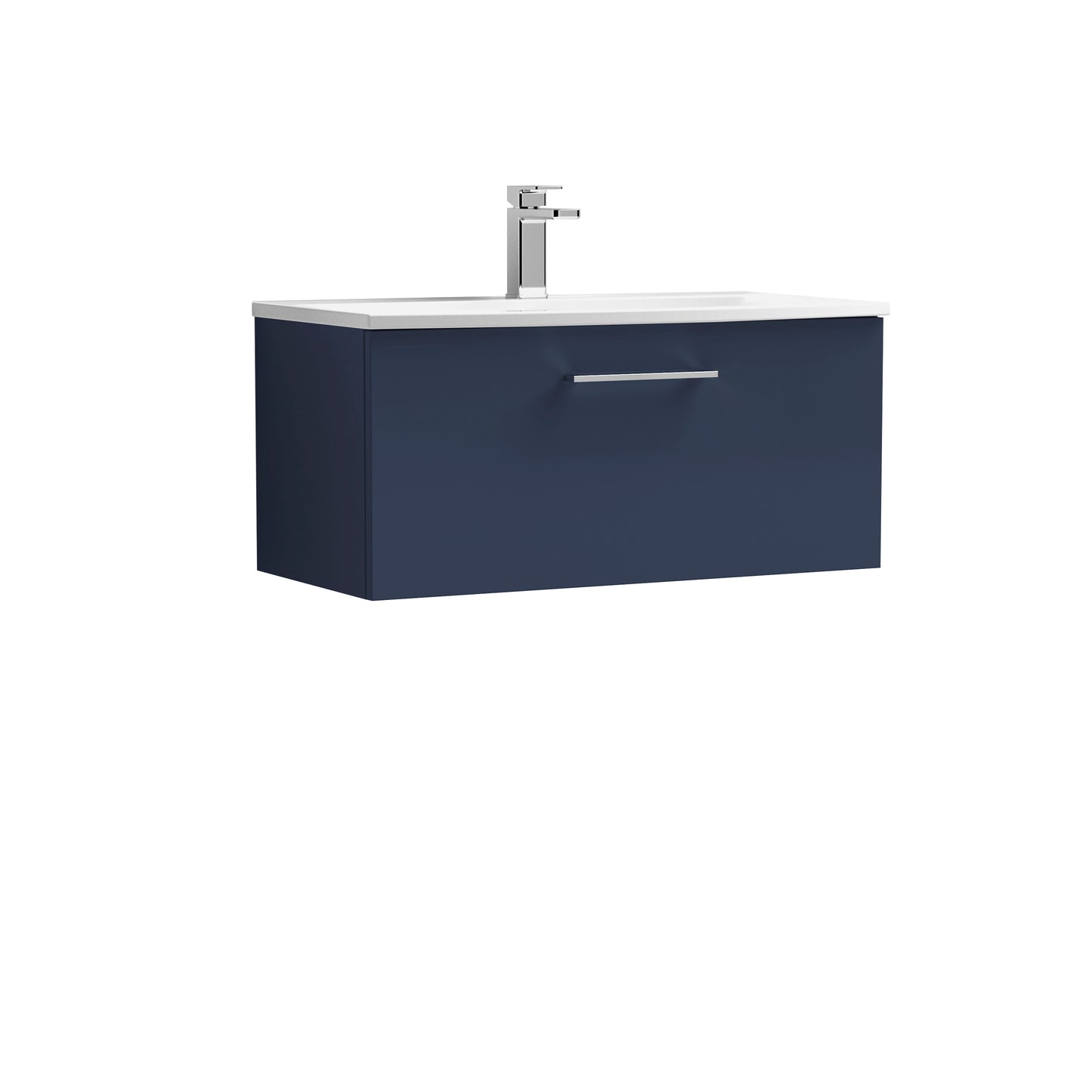 NUIE 800mm Wall Hung 1-Drawer Vanity & Basin 4