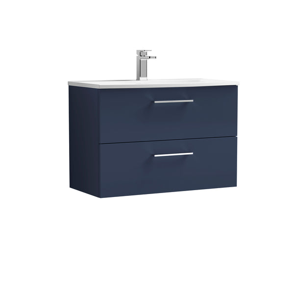 NUIE 800mm Wall Hung 2-Drawer Vanity & Basin 4