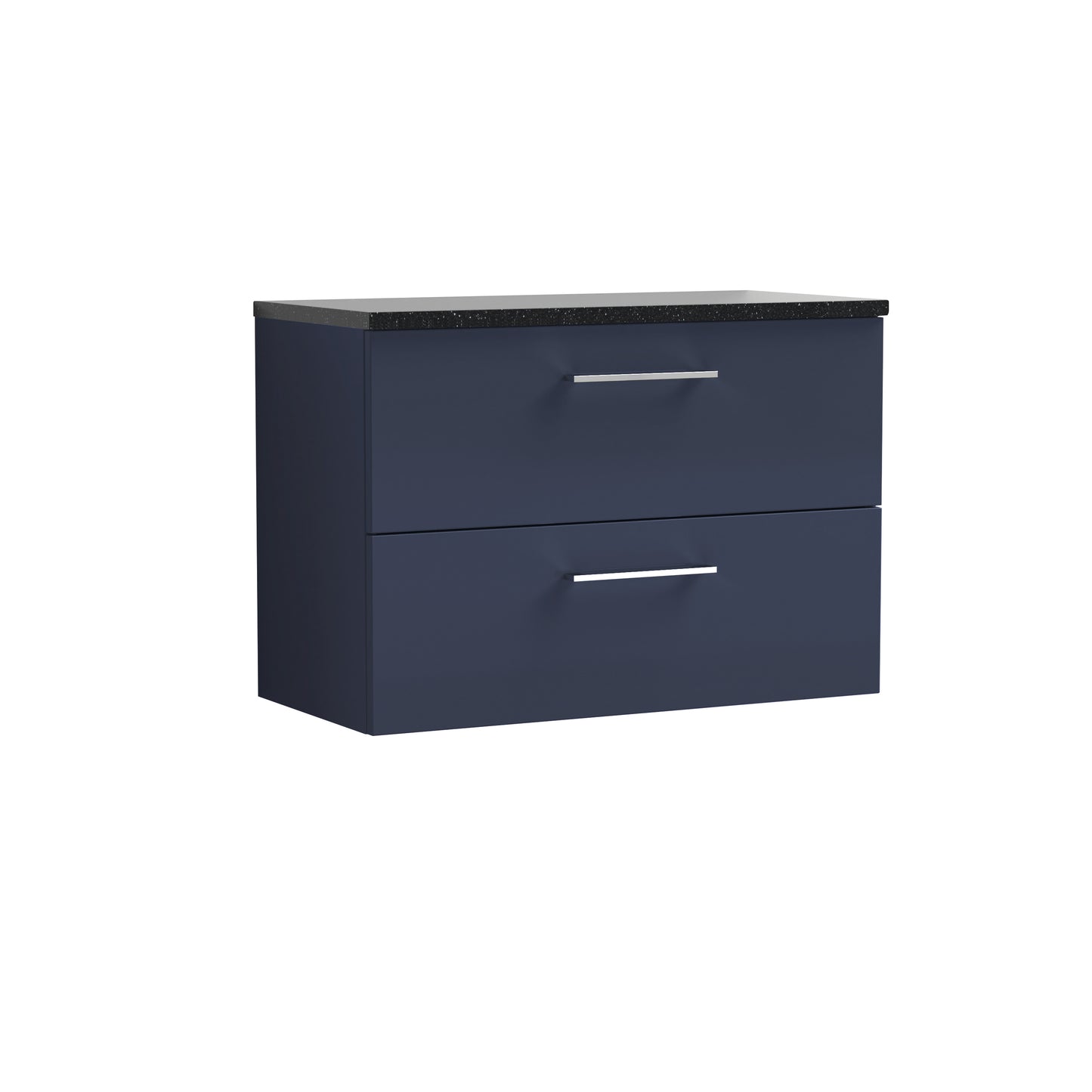 NUIE 800mm Wall Hung 2-Drawer Vanity & Laminate Worktop