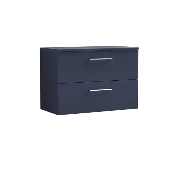 NUIE 800mm Wall Hung 2-Drawer Vanity & Worktop