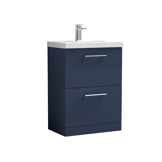 NUIE 600mm Floor Standing 2-Drawer Vanity & Basin 1