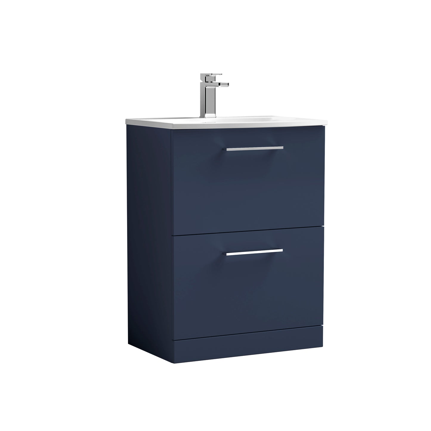 NUIE 600mm Floor Standing 2-Drawer Vanity & Basin 4