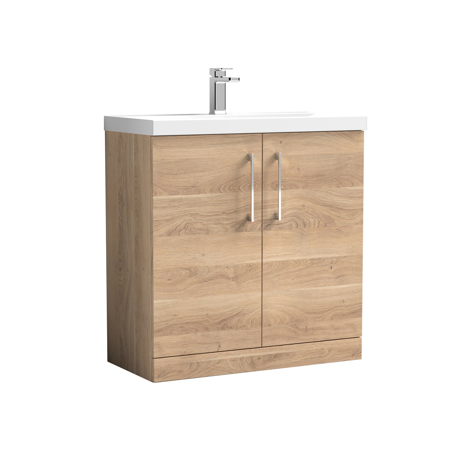 NUIE 800mm Floor Standing 2-Door Vanity & Basin 3