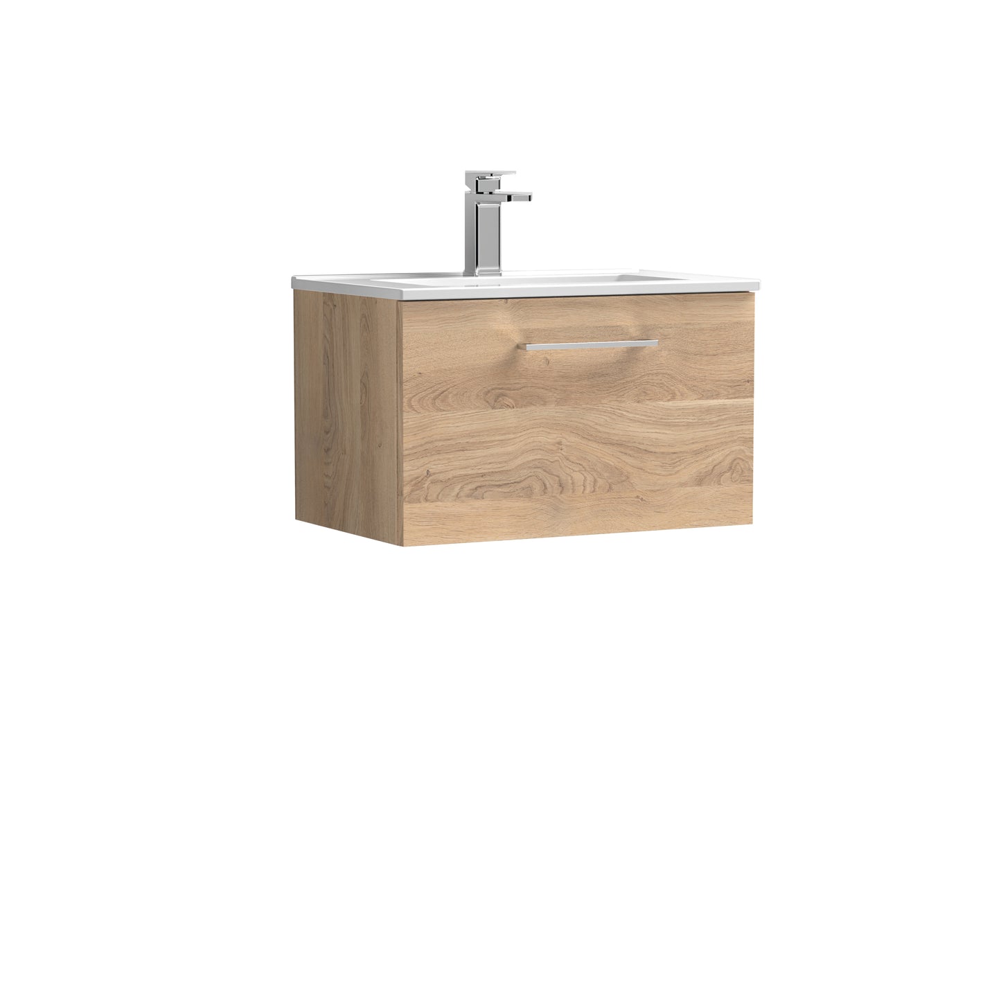 NUIE 600mm Wall Hung 1-Drawer Vanity & Basin 2
