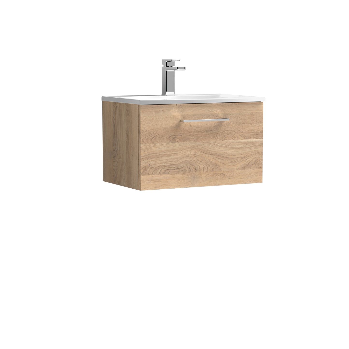 NUIE 600mm Wall Hung 1-Drawer Vanity & Basin 4