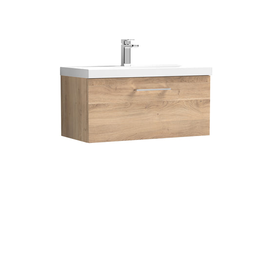 NUIE 800mm Wall Hung 1-Drawer Vanity & Basin 3