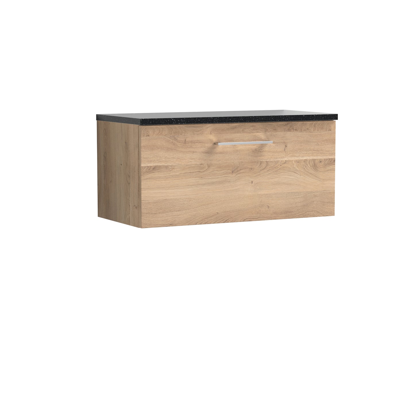 NUIE 800mm Wall Hung 1-Drawer Vanity & Laminate Worktop