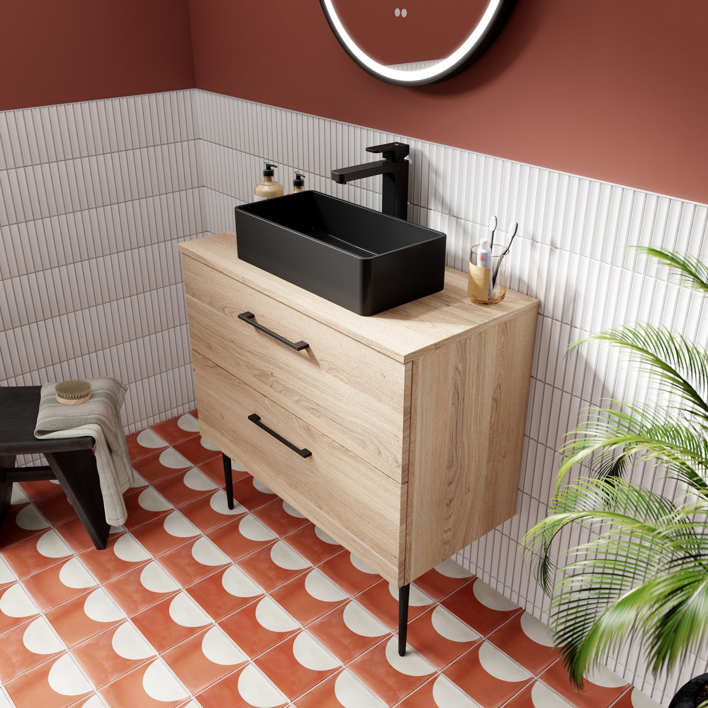 NUIE Wall Hung Vanity Decorative Leg Set