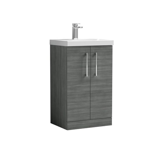 NUIE 500mm Floor Standing 2 Door Vanity & Basin 3