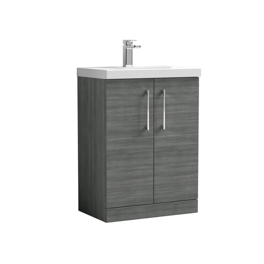 NUIE 600mm Floor Standing 2 Door Vanity & Basin 1
