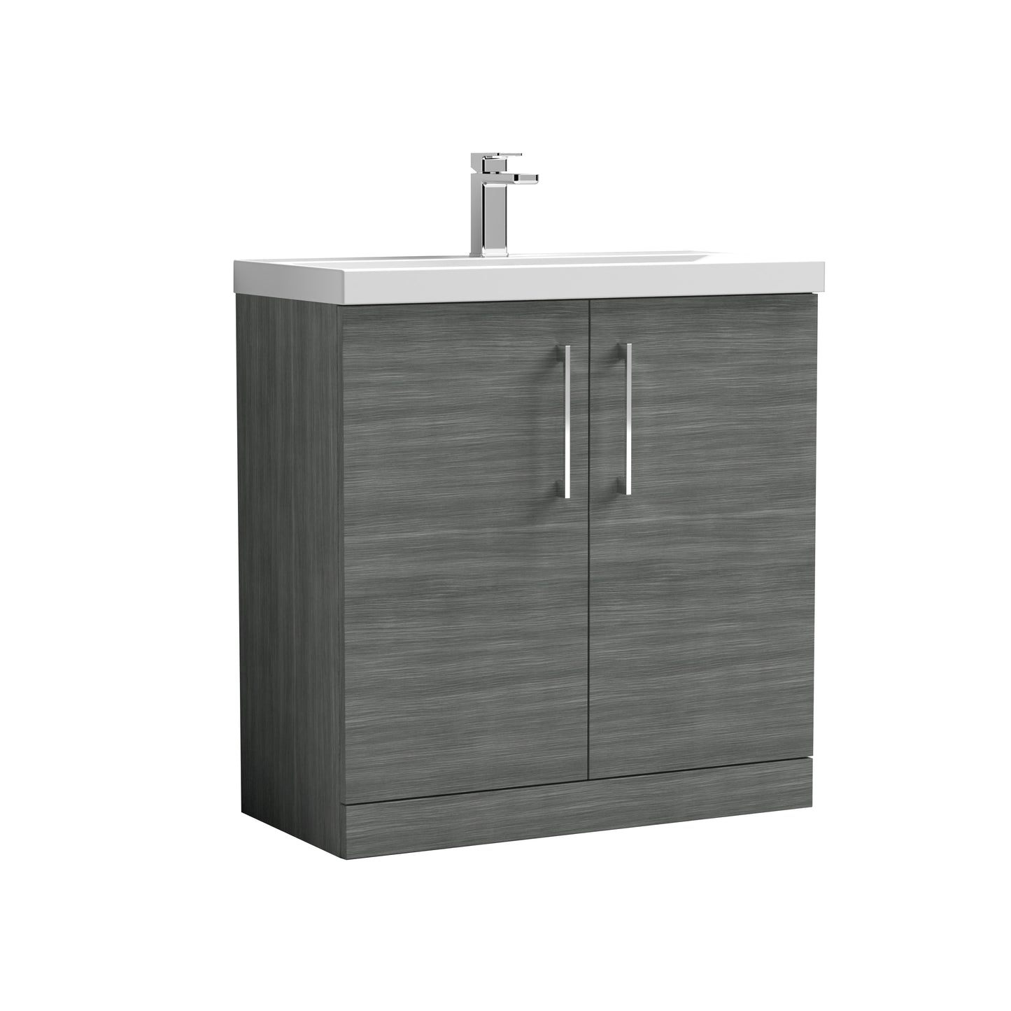 NUIE 800mm Floor Standing 2 Door Vanity & Basin 3