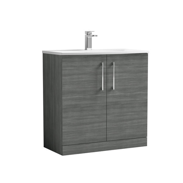 NUIE 800mm Floor Standing 2 Door Vanity & Basin 4